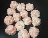 卵不要★焼き肉団子とチーズの具沢山スープ作り方2写真