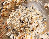 きのこあんかけ♡ひじき入り豆腐ハンバーグ作り方6写真