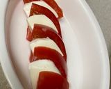 焼きトマトのカプレーゼ作り方1写真