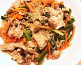 白滝増量チャプチェ丼作り方5写真