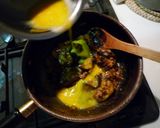 ◈ナスとひき肉のカレ－卵とじ炒め◈作り方6写真