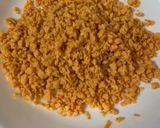 大豆ミートの肉味噌と炒り卵の丼作り方4写真