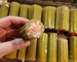 ラワンブキの肉詰め作り方4写真