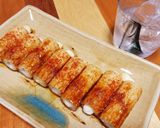 簡単酒肴☆ピリ辛タレのチーズinちくわ作り方5写真