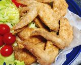 オートミール粉で手羽先唐揚げ作り方5写真