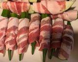 野菜の豚バラ巻き　ポン酢がけ作り方1写真