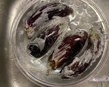 レンジで簡単！蒸しなすのねぎ醤油だれ作り方4写真