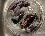 レンジで簡単！蒸しなすのねぎ醤油だれ作り方4写真