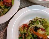チンゲン菜塩昆布サラダ作り方4写真