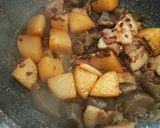 こんにゃく・挽肉入り豚バラ大根作り方22写真