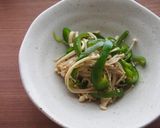ピーマンとえのきの酢の物♪作り方3写真