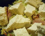 簡単うまｯ♪な一品♪ｷｬﾍﾞ豆腐炒め煮作り方3写真