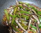 ★簡単　煮干しとピーマンの佃煮風作り方4写真