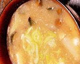我が家の赤出汁♪豆腐と株付きなめこ作り方10写真