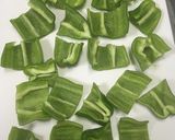ピーマンの塩昆布炒め作り方1写真