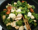 鶏むね肉de節約&簡単!温サラダ♪作り方10写真