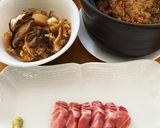 冷凍貝柱と椎茸と黒舞茸の簡単炊き込みご飯作り方4写真