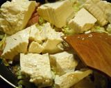 簡単うまｯ♪な一品♪ｷｬﾍﾞ豆腐炒め煮作り方4写真