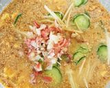 香味野菜のごまだれ汁♪うどん、そうめん作り方7写真