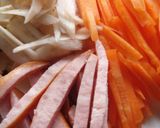 ソーセージの簡単ドレッシングパスタ作り方1写真