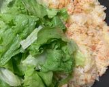 ♡簡単！しゃけレタスチャーハン♡作り方4写真