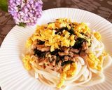 スタミナ☆肉味噌うどん(温・冷)作り方3写真