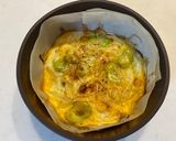 オーブンで簡単！空豆と新玉ねぎのオムレツ作り方4写真