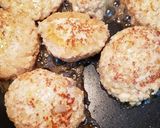 ヘルシーに☆鶏ひき肉豆腐ハンバーグ作り方5写真