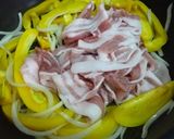豚バラとパプリカの生姜焼き♪作り方4写真