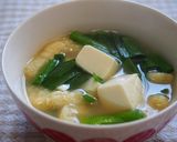 ニラと豆腐のお味噌汁♪作り方4写真