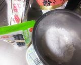 米粉で速攻焼けるクリスピーPizza❤️作り方1写真
