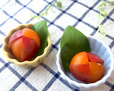 お弁当に 二色ミニトマトのお花 簡単作り方2写真