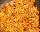 野菜を細かく☆チキンなしケチャップライス作り方5写真