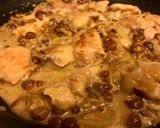 煮込まず簡単！鶏となめこのクリーム煮作り方5写真