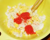ニンニクたらこ炒飯作り方3写真