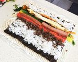 韓国人妻のキンパ　韓国海苔巻き作り方9写真