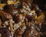 茄子と豚肉の煮物作り方4写真