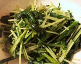 ほうれん草水菜ナムルの豆腐サラダ作り方2写真