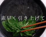 意外と知らない。正しいほうれん草のお浸し作り方12写真