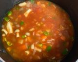 野菜たっぷり！トマトスープ♪作り方5写真