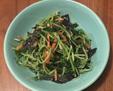 豆苗ときくらげのササッと味噌炒め作り方6写真
