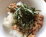 納豆明太子ご飯（パスタソースで）作り方3写真
