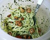 青じそで！大人の冷製パスタ作り方3写真