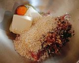 残ったミョウガとシソで豆腐ハンバーグ作り方4写真