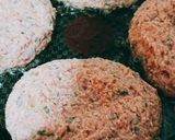 残ったミョウガとシソで豆腐ハンバーグ作り方7写真
