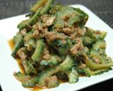 ゴーヤ☆ツナ焼肉のタレ炒め作り方6写真