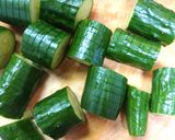 お茶漬けの素でじゃばらきゅうりそうめん作り方2写真