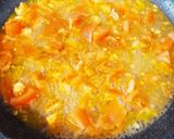 モッツァレラチーズと生ハムのトマトパスタ作り方5写真