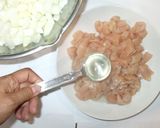 新玉ねぎ鶏肉のかき揚げ風♪簡単揚げない作り方5写真