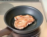 旨！【ポークステーキ（ガーリックペッパー作り方3写真